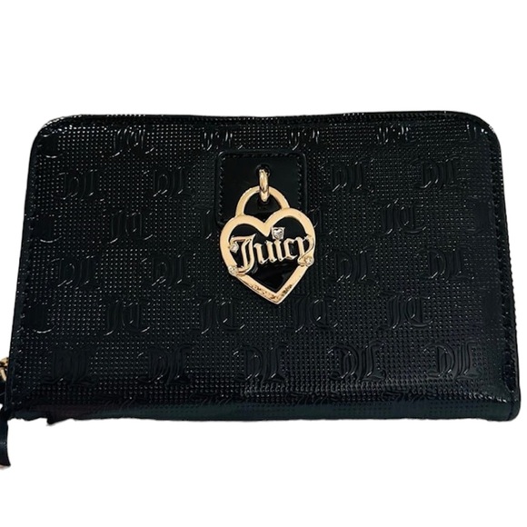 NWT Juicy Couture Simply Perfect Multi Compartment Bifold Wallet - Black - Picture 1 of 7